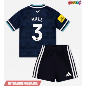 Lacne Dětský Futbalové dres Newcastle United Lewis Hall #3 2026-27 Krátky Rukáv - Preč (+ trenírky)